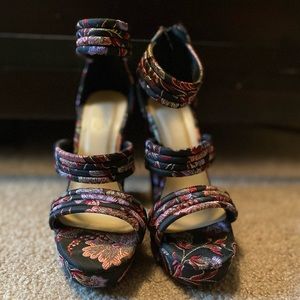 Charlotte Russe Floral Heels
